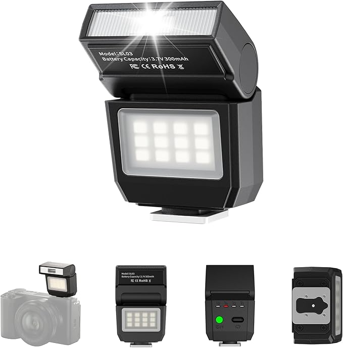 ULANZI HD02 Magic Arm Super Clamp Kit and SL03 Mini Flash
