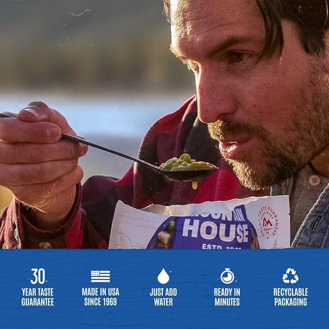 Mountain House Beef Lasagna | Freeze Dried Backpacking & Camping Food | 2 Servings