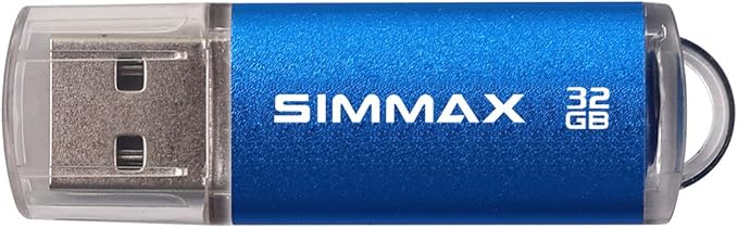 Flash Drive 5 Pack 32GB USB 2.0 Flash Drives Thumb Drive Memory Stick Pen Drive with Led Indicator (Blue Green Black Red Purple)