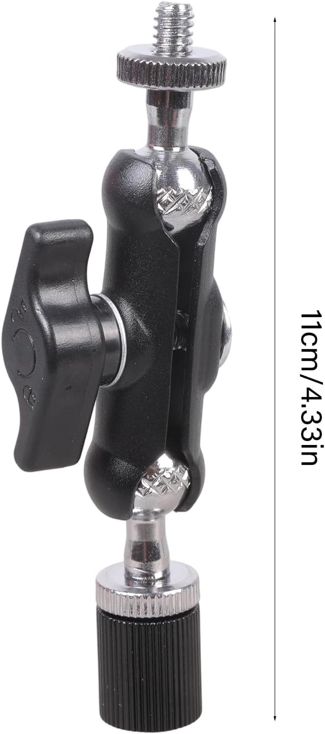 Heavy-Duty 1/4Inch Thread Adapter with Anti-Slip Grip for Camera Tripods & Lighting Gear Adjustable Angle Camera Tripod Extension