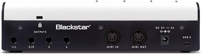Blackstar Polar 4 - 4-channel 4-in/8-out USB-C Guitar Audio Interface w/ 4 Microphone Preamps and 2 Headphone Outputs