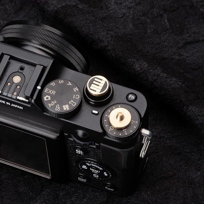 Camera Shutter Button, Soft Shutter Button for Fuji-Film X100 X100S X-10 X20 X-E1 XT10 XT20 XE2S X100F X100VI Nikon ZF