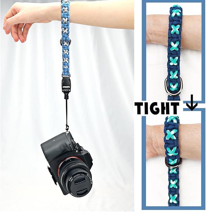 Camera Wrist Strap, Secure & Adjustable DSLR Camera Hand Strap, Sling, Lanyard, Accessories