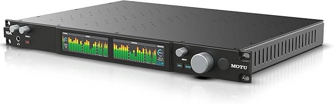 MOTU 16A 32x34 Thunderbolt 4/USB4 audio interface for Mac, Windows and iOS with mixing, effects and networking