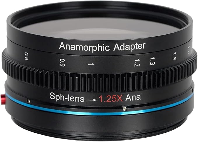 SIRUI T2.9 1.25X Anamorphic Adapter with 82mm Rear Thread only for SIRUI Venus Series Lenses
