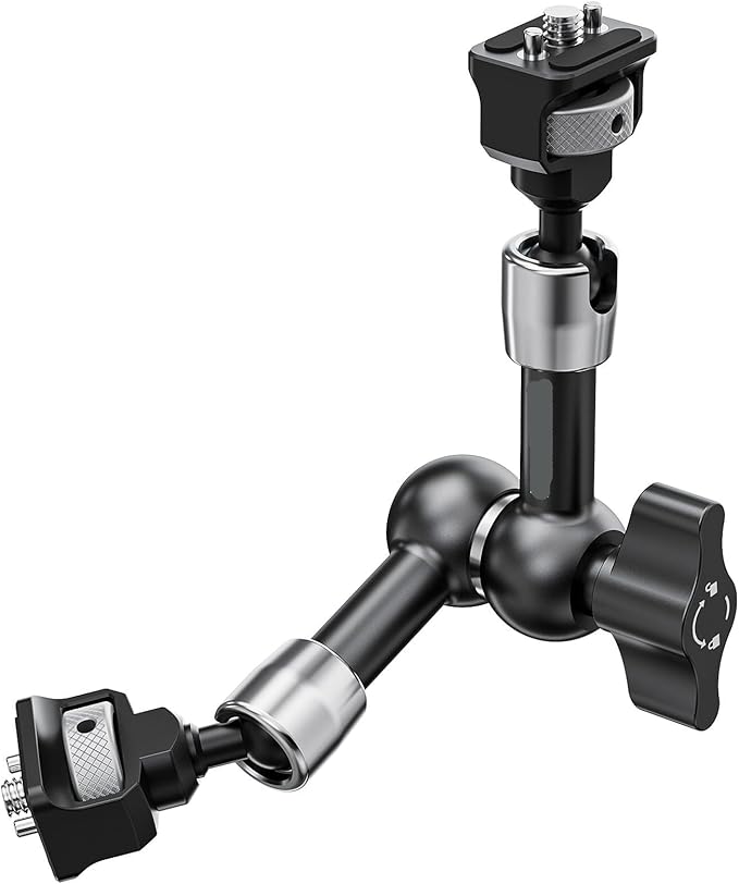 Compatible for 7" Articulating Magic Arm & Super Clamp for DSLR, Action Camera & Monitor(No Clamp)