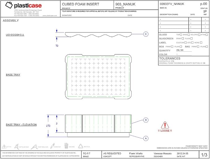 NANUK Waterproof Hard Case with Wheels and Foam Insert - Orange