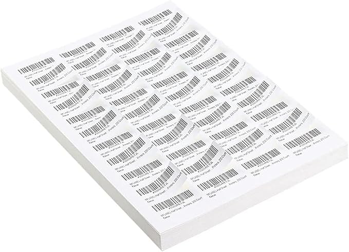 LabelMore 30 up Labels 1" X 2-5/8" Shipping Address FBA Label for Laser and Inkjet Printers (10000 Sheets / 300000 Labels)