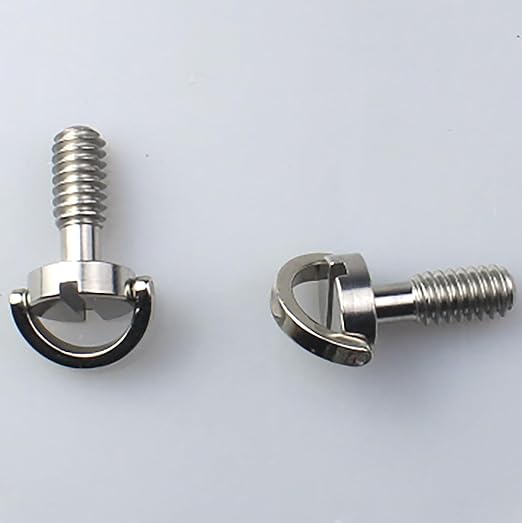 FDXGYH 2pcs 1/4-20 Thread D-Ring Stainless Steel Camera Fixing Mounting Screw for Camera Tripod Monopod Quick Release Plate