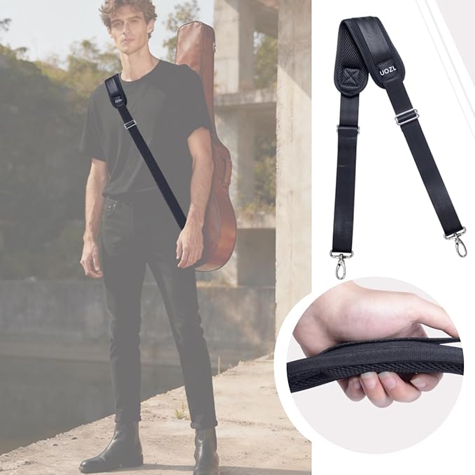 Shoulder Straps 79 inch, Adjustable Thick Soft Fixed Shoulder Pad for Laptop Bag, Messenger Bag, Tool Bag, Luggage