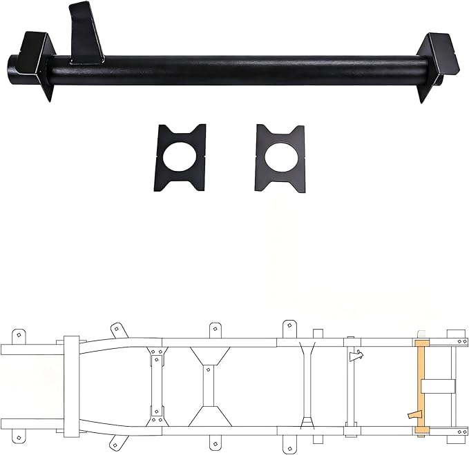Mountainpeak Rear Upper Shock Mount Crossmember with Bracket Fit for 2007-2014 Chevy Silverado 1500 GMC Sierra 1500