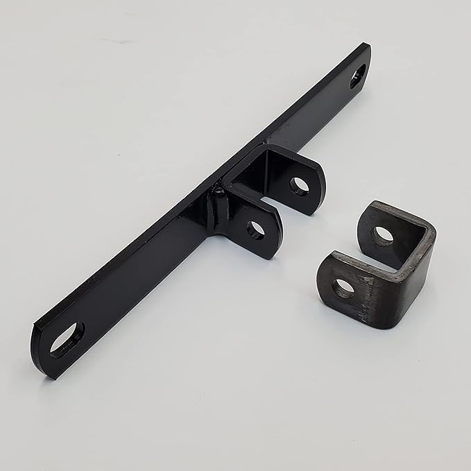 Motorcycle Solo Seat Single Shock Mounting Bracket WITH A 5" Mini Shock/Spring – For Custom Motorcycles - Fits aftermarket Solo Seats - Comes w/Weld on Shock mount for Frame - Harley Chopper Bobber