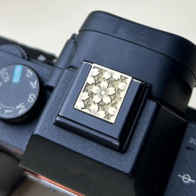 Durability Brass Shutter Release Button with Engraveds Florals Pattern for XT30 A7C2 Camera Enhances Grip Stability