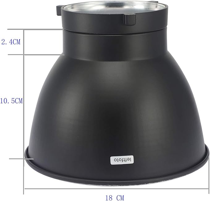 7" / 18cmStandard Reflector Diffuser for Bowens Mount Studio Strobe Flash Light Speedlite