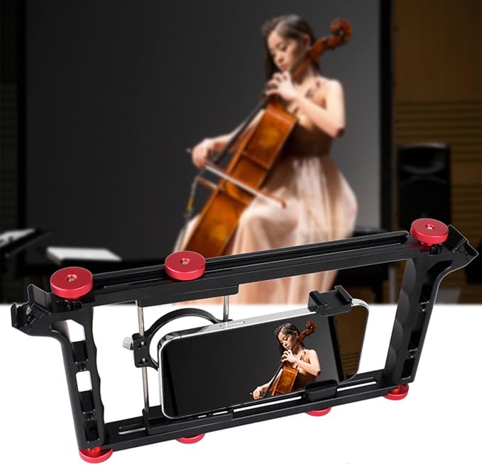 Smartphone Video Rigs Phone Cage for Cinematic Creation Live Streaming Durability Aluminum Vlog Expanding Frame Mobile Filmmaking Rigs