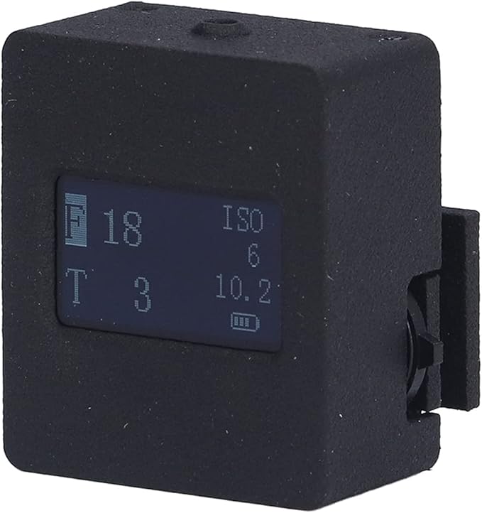 Professional Light Meter Camera Photometer Reflection Light Meter with USB Cable Cold Hot Shoe Fixing for Photography Equipment ABS Shell 0.96in OLED Display