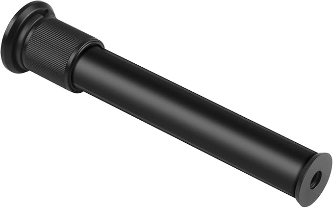 Andoer Extendable Aluminum Alloy Extension Pole Rod 19-31cm Universal 1/4-inch 3/8-inch Interface with 2pcs 1/4 to 3/8 Adapter Screws for DSLR SLR Camera Stabilizer Ball Head Tripod