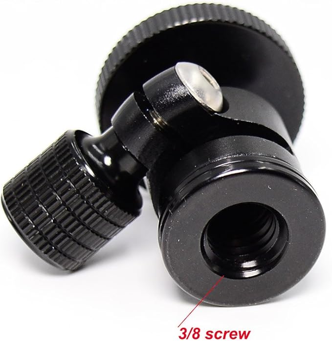 koolehaoda 3/8 Mini Ball Head for Camera Tripod Monopod (3/8 Ball Head)