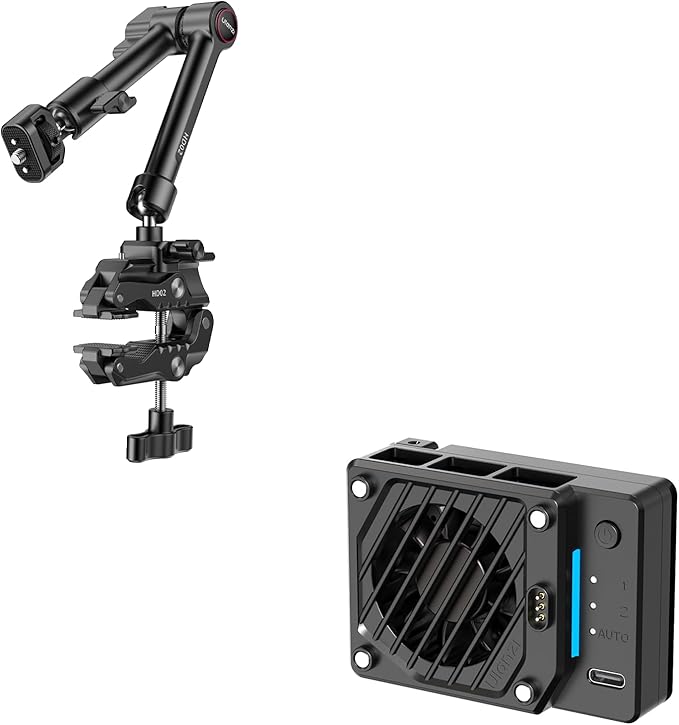 ULANZI HD02 Magic Arm Super Clamp Kit and CU01 Camera Cooler