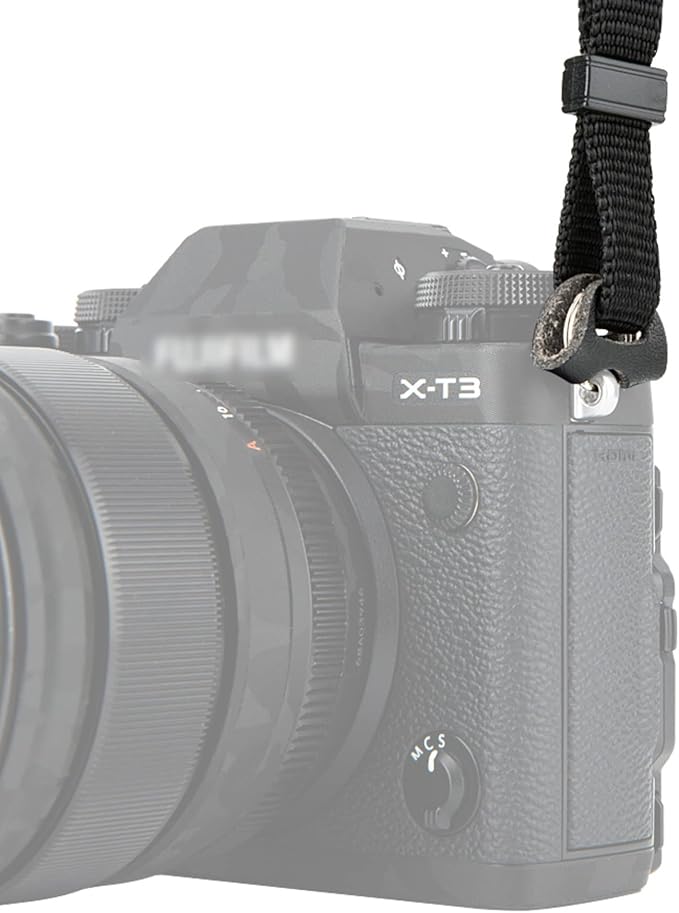 Mirrorless Camera Neck Strap Shoulder Belt for Sony ZV-1 II ZV-E10 A7C A6700 A6600 A6500 A6400 A7 IV III A7R V IV A7S III A9 II Fujifilm X-T5 X-T4 X-T30 II Nikon Z30 Z50 Canon M50 M6 M5 Mark II -Grey