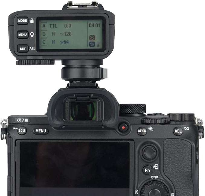 Godox X2T X2T-S Flash Trigger for Sony, with 2.4G TTL HSS 1/8000s Group Function LCD Control Panel Firmware Update, GODOX X2 X2TS X2T S Wireless Flash Trigger Transmitter for Sony Camera