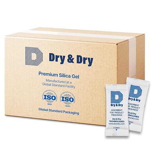 Dry & Dry 2 Gram[7000 Packets] Food & Pharmaceutical Safe Silica Gel Packs Desiccants - Rechargeable Tyvek® Silica Gel Packets, Moisture Absorbers, Desiccants Packets, Silica Gel