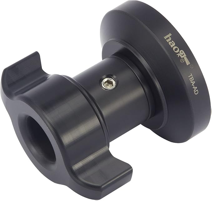 Haoge TBA-AD Tie Down Locking Handle Short Threaded Knob for Manfrotto Tripod Video Fluid Head Bowl Adapter MVH500A MVH502A 504HD 526 509HD 519