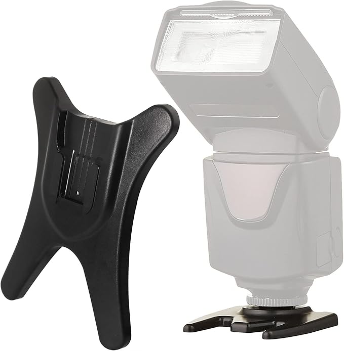 LUORNG 3PCS Camera Flash Stand Speedlight Hot Shoe Mount Stand, for Speedlite
