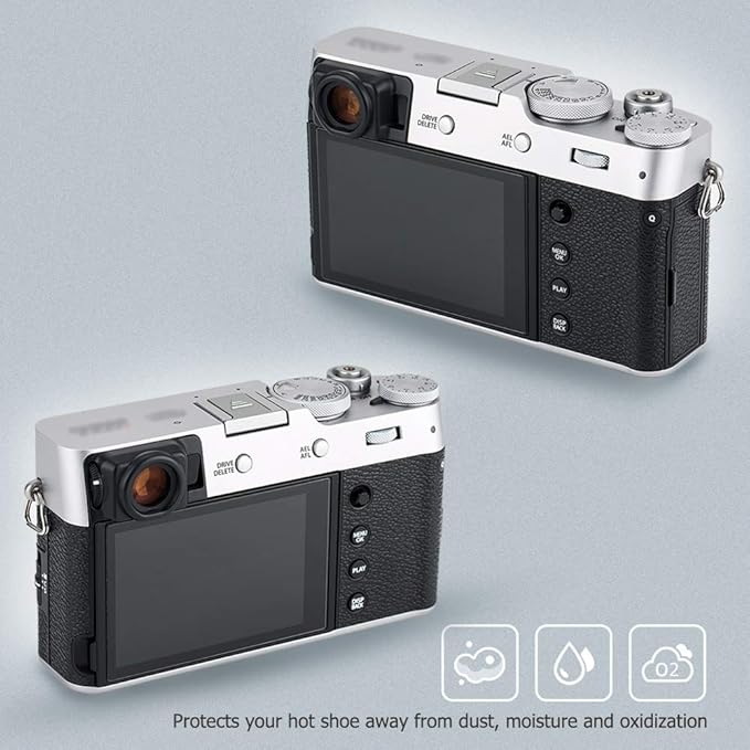 4PCS Camera Hot Shoe Cover Protector Cap for Fujifilm X-T30 III X-M5 X100VI XT50 XS20 XT5 X100V X100 XT4 XT3 XE5 XE4 XE3 GFX 100RF 50S II XH2 XH2S XT30II XT20 XT10 X100F X100T X100S X100F XPro3-Silver