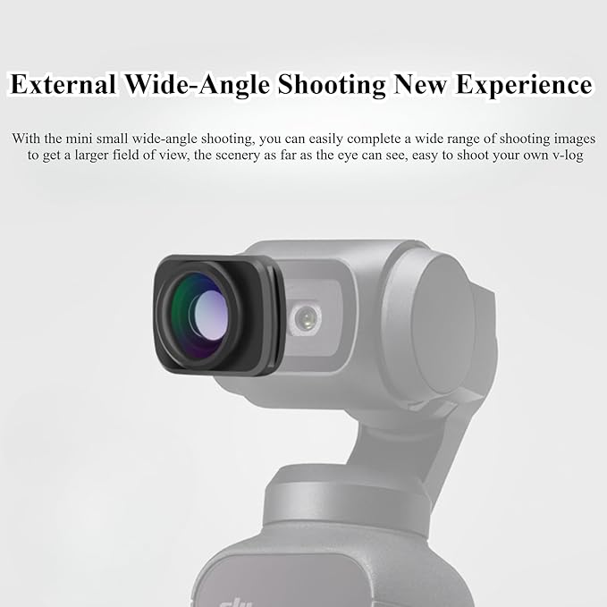 Osmo Pocket 3 Lens Kit: Wide Angle, Macro, Telephoto, Anamorphic Lenses for DJI Osmo Pocket 3