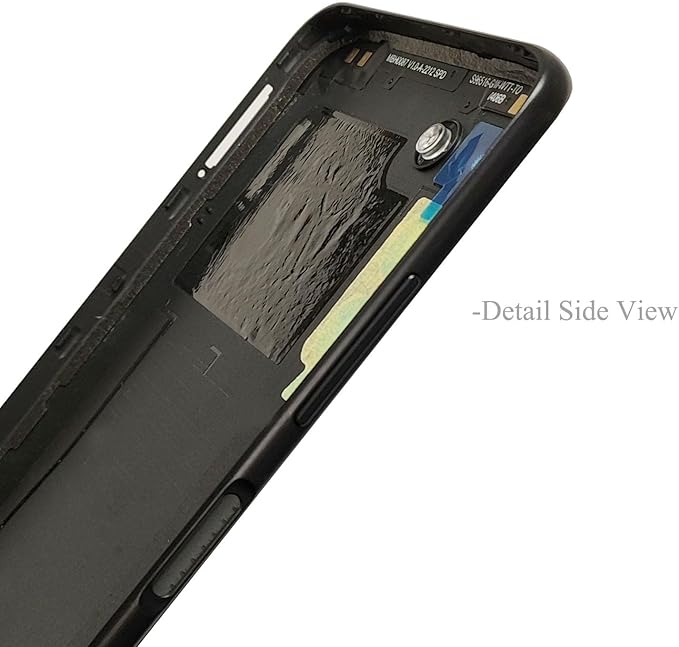 A037u Back Cover Replacement Rear Battery Housing Door Parts for Samsung Galaxy A03s A037u A037u1 6.5 Inch (not ok for A03) Black