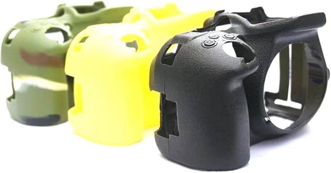 Professional Secure Silicone Camera Cases Bag Housing Rubber Body Skin for Nikon D5300 Digital SLR Camera Protective Case (Black)