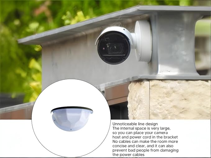 2-Pack Sun Rain Shade CCTV Security Camera Cover Outdoor Top Cover Shield Protective Roof for CCTV Surveillance Camera Hikvision/Nest/Ring/Arlo/Dome/Bullet/Bell