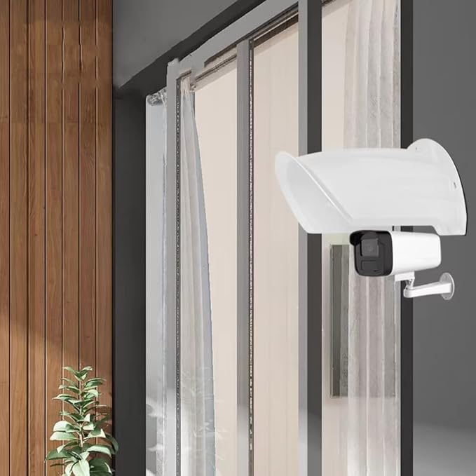 CTXSumTec Universal Sun Rain Shade Camera Cover Shield for CCTV Surveillance Outdoor Camera Hikvision/Nest/Ring/Arlo/Dome/Bullet Outdoor Camera