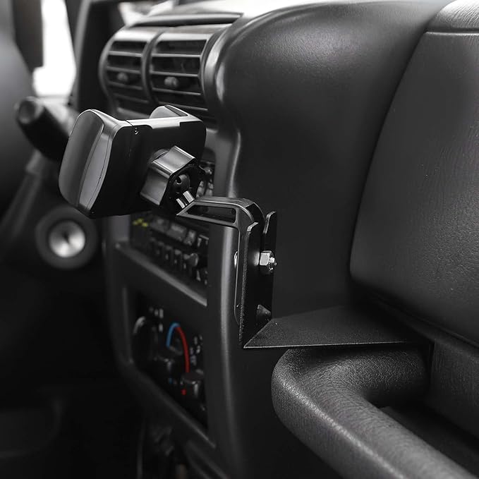 RT-TCZ for Jeep TJ Phone Radio Holder Walkie Talkie Mount Bracket Accessories for Jeep Wrangler TJ 1997-2006