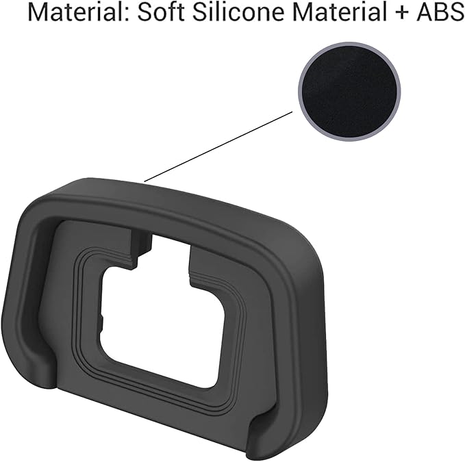 DK-29 Eyepiece Compatible with Nikon Z7 II Z7 Z6 II Z6 Z5 Mirrorless Camera, Silicone Eye Cup & Hot Shoe Cover (2+1Pack