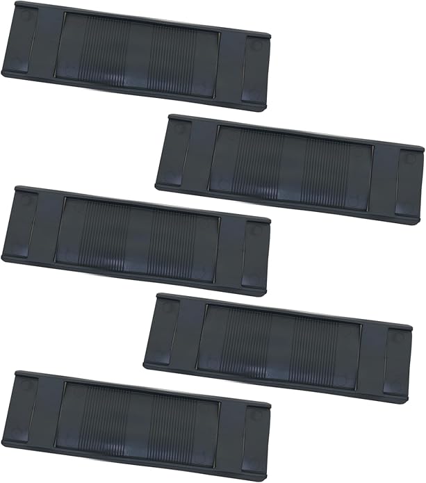 MEETOOT 5PCS Elastic Rubber Tactical Shoulder Strap Pad Computer Bag Anti Slip Pressure Reducing Mat Luggage Accessories Suitable for Camera Suspender and Briefcase Handle
