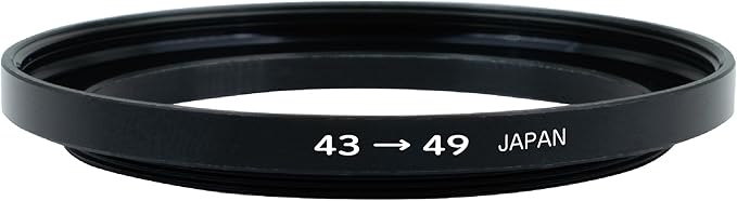 Marumi 906128 Step Up Ring 43mm to 49mm Filter Diameter Conversion Adapter