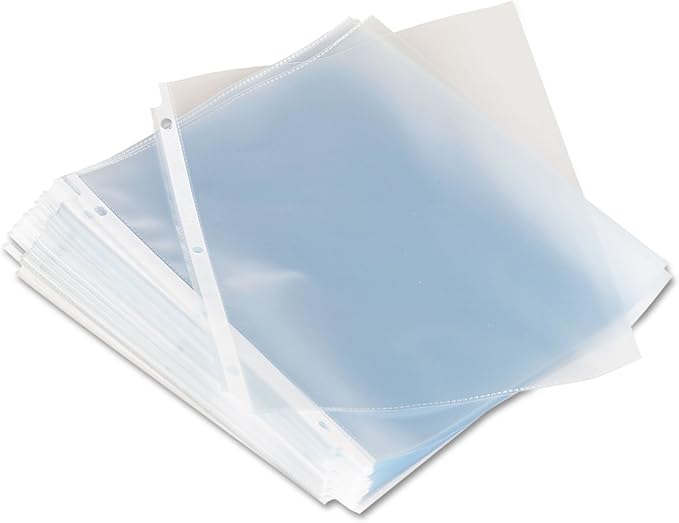 Universal UNV21128 Top-Load Poly Sheet Protectors