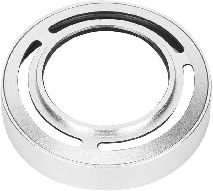 Hollow Metal Lens Hood - Compact Lens Hood - Detachable Camera Lens Hood - for X10/X20/X30 Camera(Silver)
