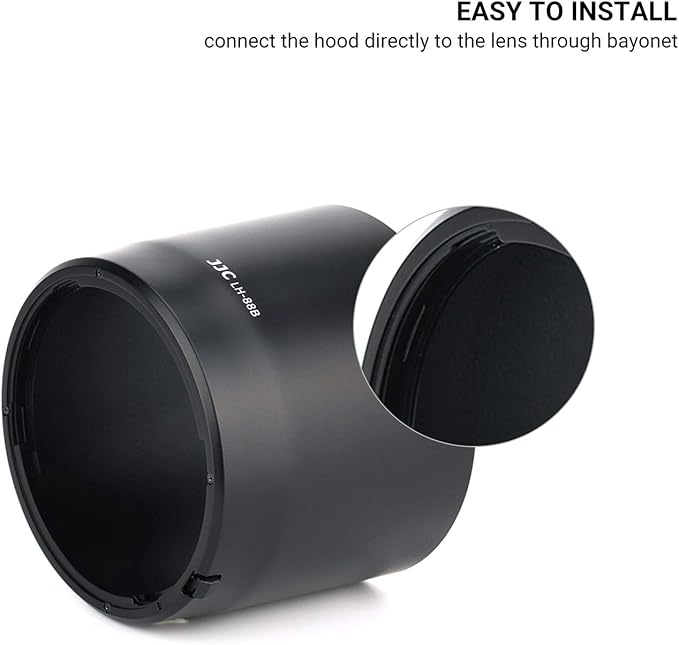 Lens Hood for Canon RF 135mm F1.8 L is USM and RF 600mm F11 is STM Lens,RF 135mm RF 600mm Lens Hood Reversible Lens Shade Replace Canon ET-88B Hood, Compatible with 82mm Filters and 82mm Lens Cap