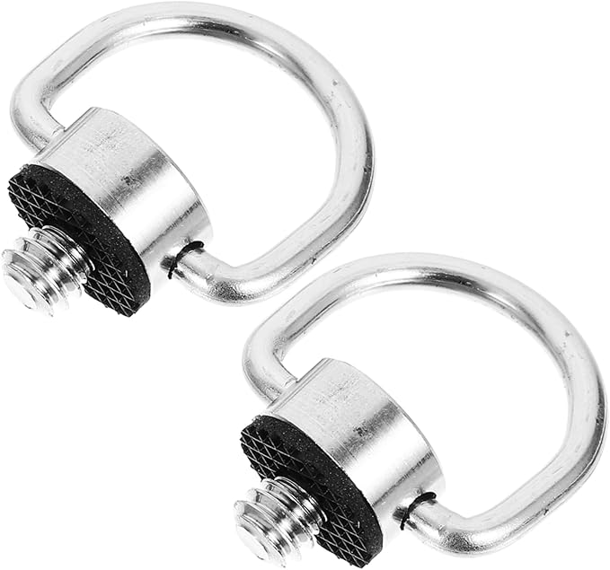 ARTIBETTER Quick Release Plate Screw for Camera 2pcs Stainless Steel Tripod Mounting Plate Screw 1/4-20 Camera d Ring Mounting