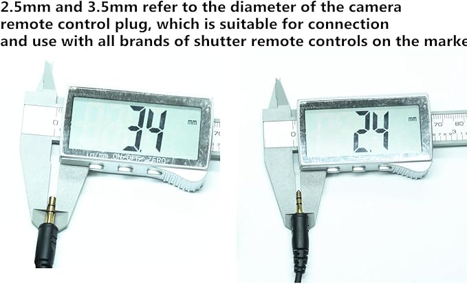 2.5MM-SL2 Shutter Release Cable is Suitable for Leica Camera SL2/SL2S/SL3/SL3S Focusing and Photography Cables It is Suitable for Connecting to Camera Remote Controls Such as JJC/Pixel 221/aodelan