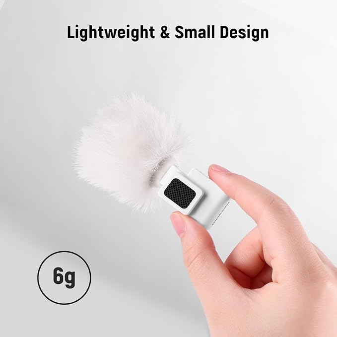 Neewer Cold Shoe Wind Muff for ZV Series Vlog Cameras, Microphone Furry Windscreen with Cold Shoe Mount Adapter Accessory Compatible with Sony ZV-1F ZV-E10 ZV-1 ZV-E1 ZV-1 II, CA133 White