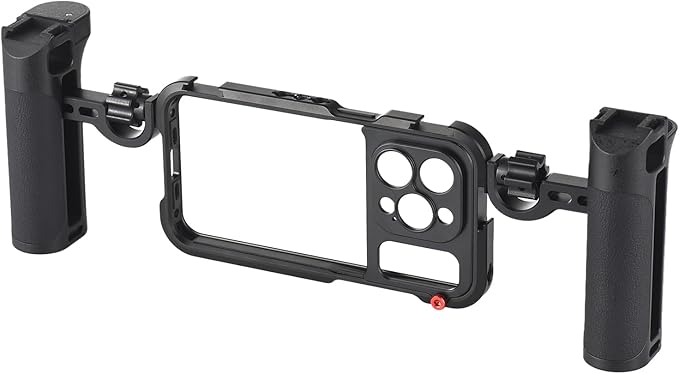Portable Phone Cage with Dual Handles Professional Smartphone Video Rig, Lightweight Phone Stabilizer Rig for Filming Adventures (#2)