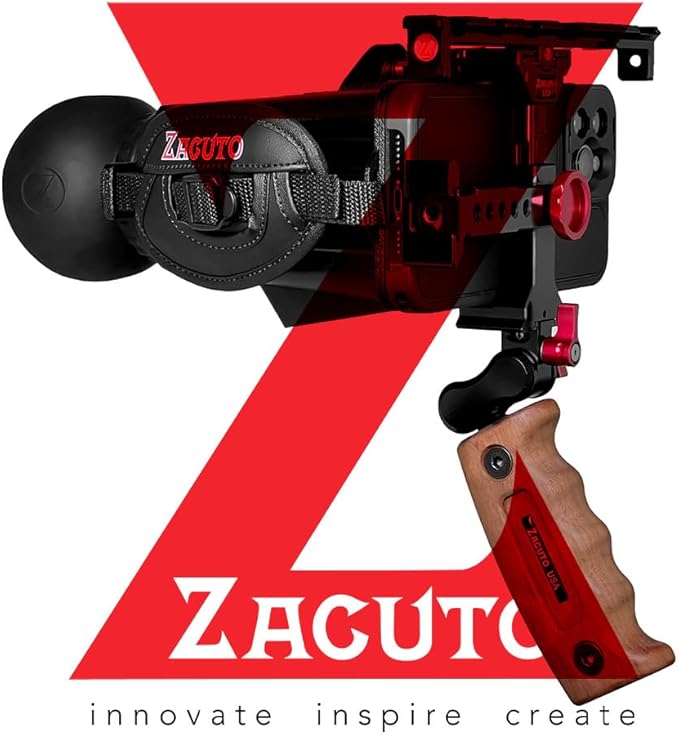 Zacuto Director’s Rig | Smartphone Video Rig with Smart Z Finder, Director’s Grip, Accessory Rail, Bridge, Diopters & Anti-Fog Shields | Filmmaking & Content Creator Accessories for Mobile Phones