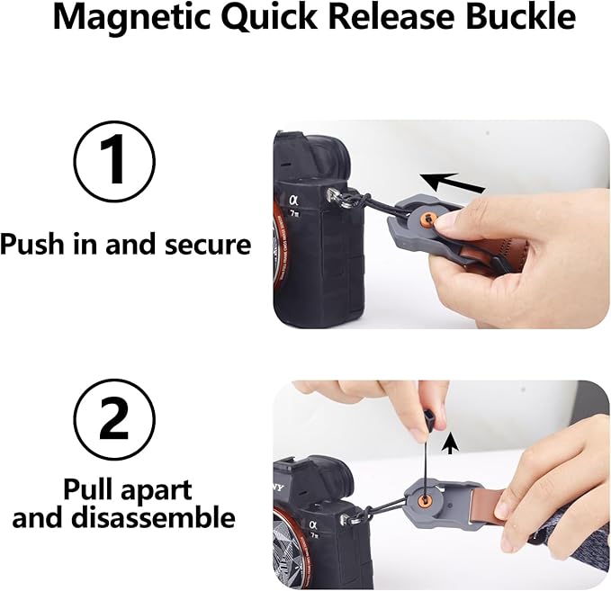 Pukoko Camera Wrist Strap for Photographers with Quick Release Adjustable Quick Release Camera Hand Strap