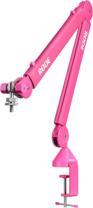 RØDE PSA1+ Professional Studio Arm with Spring Damping and Cable Management (Pink)