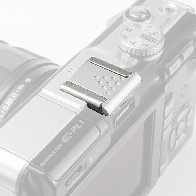 Metal Universal Hot Shoe Cover for Camera, Silver