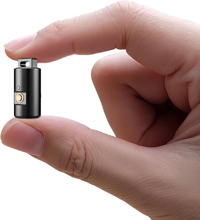 LIGHTFE E2A Mini UV Flashlight 395nm, Rechargeable Keychain Ultraviolet Light, Professional Blacklight for Resin Curing, Pet Urine Detector, Minerals, Dry Stains,Small UV Lamp with Magnetic Charging